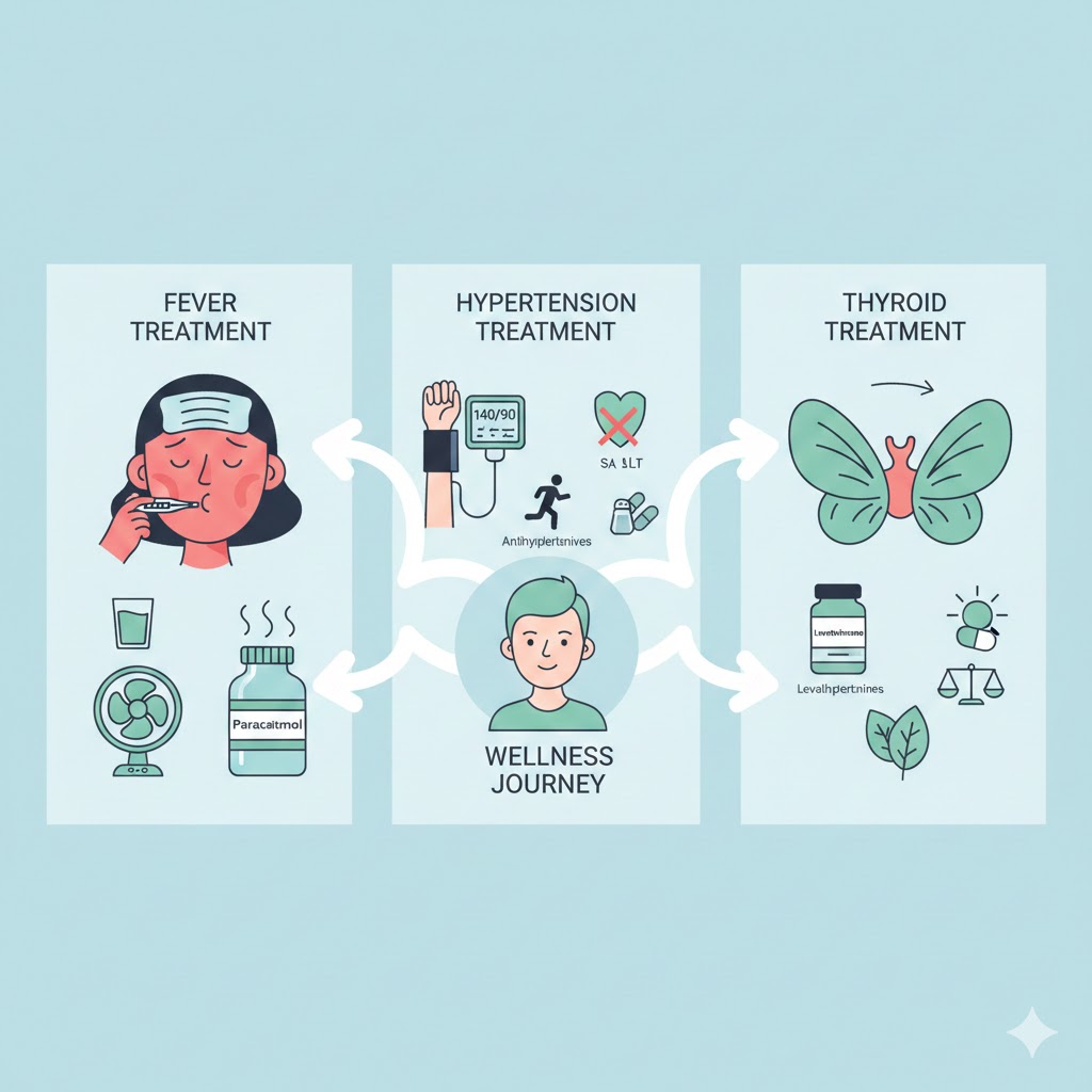 Fever, Hypertension & Thyroid Treatment